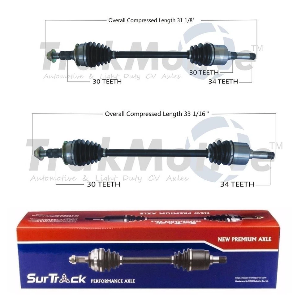 CV 轴轴套件 - 后发球杆和乘客侧 — 第 1/1 张图片