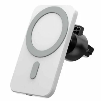 Cargador de coche inalámbrico 15W soporte magnético de ventilación de aire para iPhone XS 12 13 14 Pro Max Foto 1 de 4