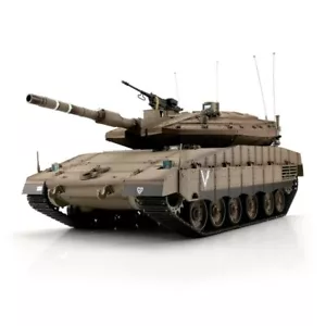 RC Panzer MERKAVA IDF MKIV 1:16 V7.0 Pro Metallketten u Fahrwerk incl MG Bausatz - Bild 1 von 16
