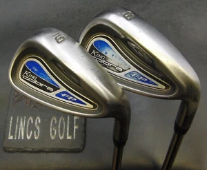 Set of 2 King Cobra FP 8+9 Irons Regular Steel Shafts Chamois Grips - Picture 1 of 4