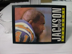 Topps Football #375 1985 - Earnest Jackson RC - San Diego Chargers 85-011 - Imagen 1 de 2