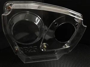 Clear Timing Belt Cover Fits Nissan R32 R33 R34 C34 Skyline RB20 RB25 - NO LOGO - Picture 1 of 4