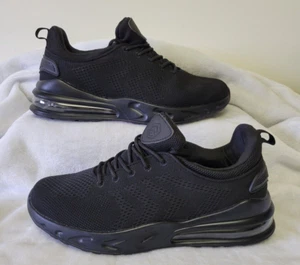 Larnmern Mens Triple Black Work Slip/Oil Resistant Kitchen/Chef Sneakers Size 10 - Picture 1 of 15