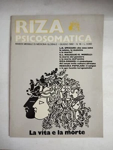 1982 06 RIZA PSICOSOMATICA GIUGNO 1982 N.16 MASARAKI MORELLI LA VITA E LA MORTE - Picture 1 of 2