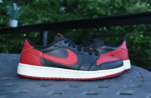 Nike Air Jordan 1 Retro Low OG GS 'Bred' 2015 709999-001 Youth Size 7Y - Picture 1 of 10