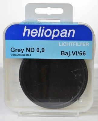 Brand New and Sealed Heliopan BAY VI  filter ND 0.9 3  f-stops #760037 Rollei - Image 1 of 3