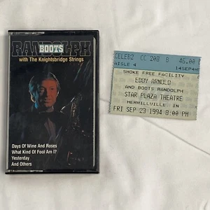 Boots Randolph with the Knightsbridge Strings (1990 Cassette) w/Concert ticket - Picture 1 of 7
