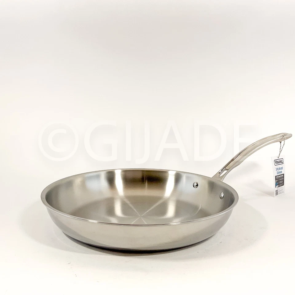 Viking Hard Anodized Nonstick 12-Inch Fry Pan Black Heavy gauge aluminum