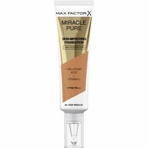 3 × Max Factor USA Skin-Improving Foundation 30ml SPF 30 - 82 Deep Bronze - Picture 1 of 1