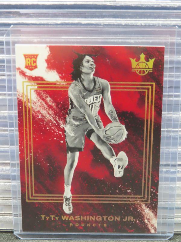 2022-23 Court Kings TyTy Washington Jr Level IV 4 SSP Rookie RC #168 Rockets