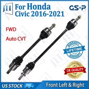 OEM Front Left Right CV Axle Shaft for 2016-2021 Honda Civic Auto CVT Trans - Picture 1 of 16
