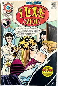 ORIGINAL VINTAGE 1975 "I LOVE YOU" CHARLTON #109 NURSE COVER 25c COMIC BOOK VG+ - Imagen 1 de 2