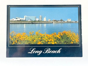 Vintage Postcard Long Beach California CA Photo Gunnar Kullenberg Cityscape - Picture 1 of 2