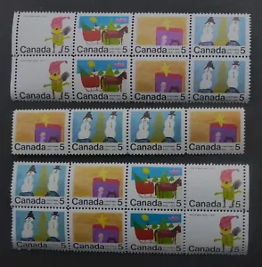 CANADA #519-23 IDENTICAL PAIRS X 9 VF NH** CHILDRENS PAINTING (B CAN.SHIP $1.99 - Picture 1 of 1