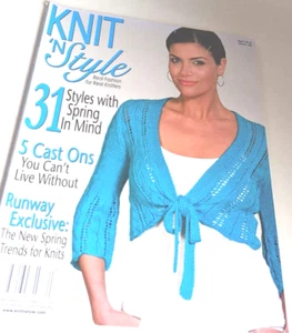 RARE - Knit 'N Style Magazine April 2010 Issue 166 - Imagen 1 de 1