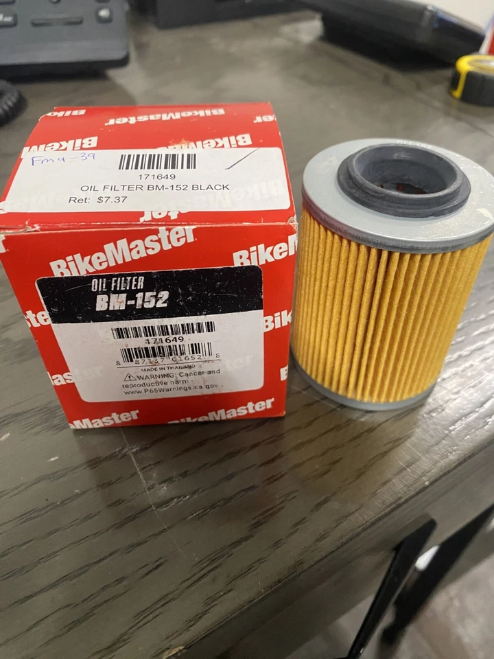 BIKEMASTER BM-152, OIL FILTER, NEW Foto 1 de 1