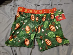 Elf Movie Will Ferrell "Son Of A Nutcracker" Christmas Boxer Brief Men's Medium - Picture 1 of 5