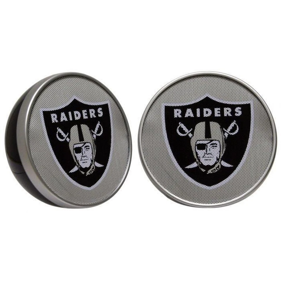Altavoces Plug & Play Oakland Las Vegas Raiders Logotipo para iPhone iPod MP3 iHip NUEVO Foto 1 de 1