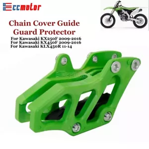 Protector de guía de cadena para Kawasaki KX250 KX450 KX250F KX450F KLX450R 2009-2016 verde - Imagen 1 de 7