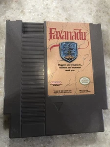 VIDEOJUEGO CLÁSICO ORIGINAL FAXANADU Sistema Nintendo 1985 CARTUCHO NES HQ - Imagen 1 de 1