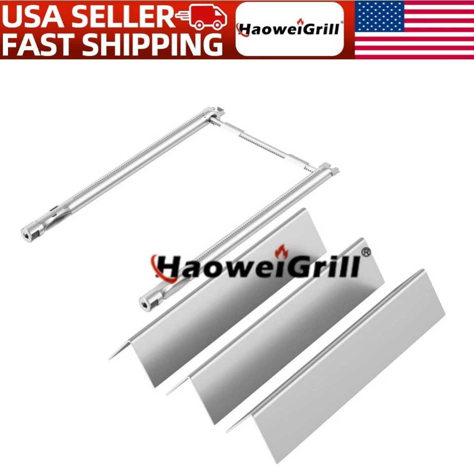 Queimador de grelha 69785 barras aromatizantes peças grelha 200 peças Weber Spirit I e II 200 - Imagem 1 de 4