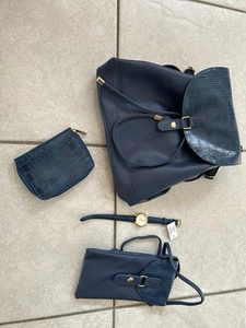 -NEU- 4tlg. Set Rucksack Armbanduhr Handytasche Geldbeutel/Geldbörse - Bild 1 von 11