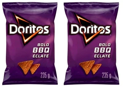 Doritos Bold BBQ Flavoured Tortilla Chips, 235g (2 Pack) - Image 1 of 4