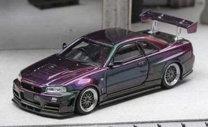 NISSAN Skyline GT-R (R34) NISMO Z-Tune - Magic Purple - FuJi 1:64 - Foto 1 di 6