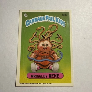 1986 Topps Garbage Pail Kids Series 3 #103a WRIGGLEY RENE - Picture 1 of 4