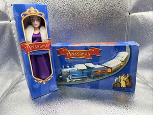 2 Large Anastasia Burger King Kids Club Anastasia 1997 Toys Unopened Train Doll - Picture 1 of 6