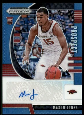 2020-21 Panini Prizm Draft Picks Prospect Autographs Blue #59 Mason Jones /149 - Image 1 of 2