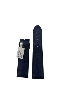 Correa de cuero de avestruz azul oscuro Chronoswiss - Imagen 1 de 2