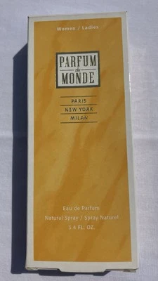 Mujer PARFUM du MONDE Eau De Parfum 3.4 OZ./100 ml Spray NUEVO Azul Claro Foto 1 de 3