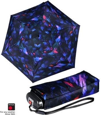 Knirps Regenschirm Damen Taschenschirm klein stabil flach Travel Dragon Heart