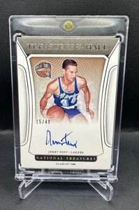 Jerry West 2021-22 Panini National Treasures Of The Hall Signatures Auto /49 - Picture 1 of 1