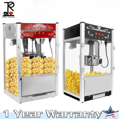 Movie Theater Commercial Countertop Popcorn Machine Popper Maker 16/12/6oz - Image 1 of 4