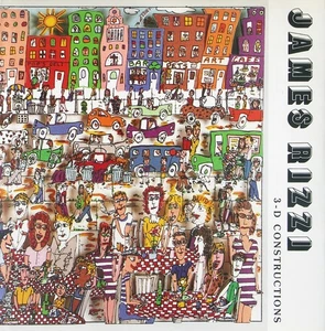James Rizzi "3-D CONSTRUCTIONS" Gebundenes Buch von 1988 / englisch - Picture 1 of 3