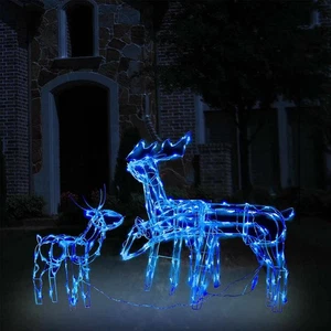Expositor de luces de Navidad PVC azul grande exhibición de luces de Navidad - Imagen 1 de 10
