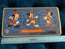 Vintage Mickey Mouse Disneyland Paris Metal License Plate New Sealed 1997