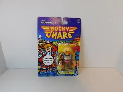 Vintage 1990 Hasbro Bucky O'Hare Willy Du Witt Action Figure Sealed New Spanish2 - Image 1 of 4