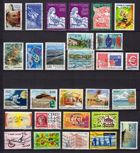France années 96-99 un lot de 27 timbres oblitérés /TE4905 - Picture 1 of 1