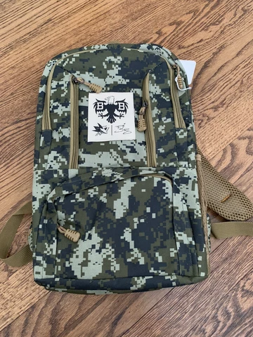 Limited Edition Brent Burns Military Appreciation Backpack San Jose Sharks #88 Cover