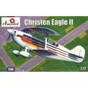 Amodel 7298 Plastic model airplane kit 1:72 Christen Eagle II - modelling kit - Picture 1 of 7