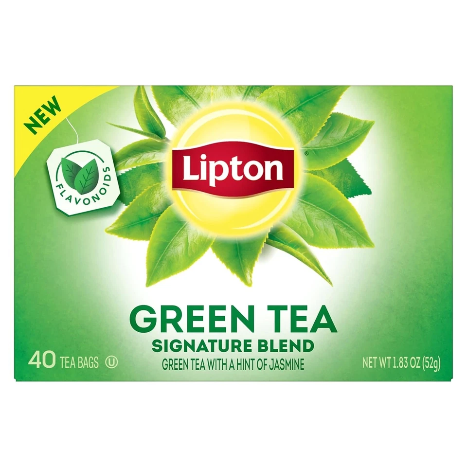 Té verde Lipton, bolsas de té caja de 40 unidades Foto 1 de 1