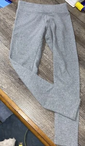 Justice size 12 gray fleece lined leggings warm Guc 10 ? - Picture 1 of 4