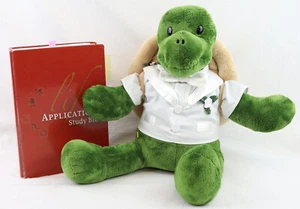Build A Bear ~ Tortuga en Blanco Esmoquin y Corbata con Mochila Cáscara - Imagen 1 de 10