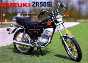 Motorcycle Seat Cover SUZUKI ZR 50 SLK - Picture 1 of 1