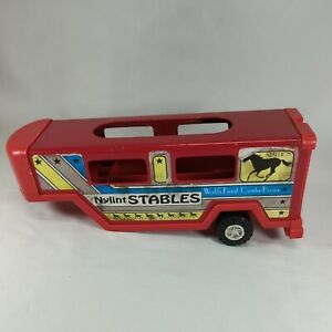 Worlds Finest Quarter Horses Red Nylint Stables Metal/Plastic Trailer Only 11"