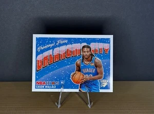 Cason Wallace 2023-24 NBA Hoops Greetings From OKC Winter Rookie RC #10 - Picture 1 of 2