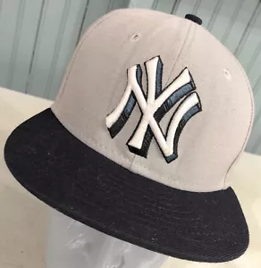 New York Yankees Fitted 6 1/2 New Era Baseball Cap Hat - Picture 1 of 5